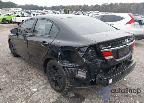 2015 Honda Civic Ex from USA, damaged, VIN 19XFB2F87FE093600